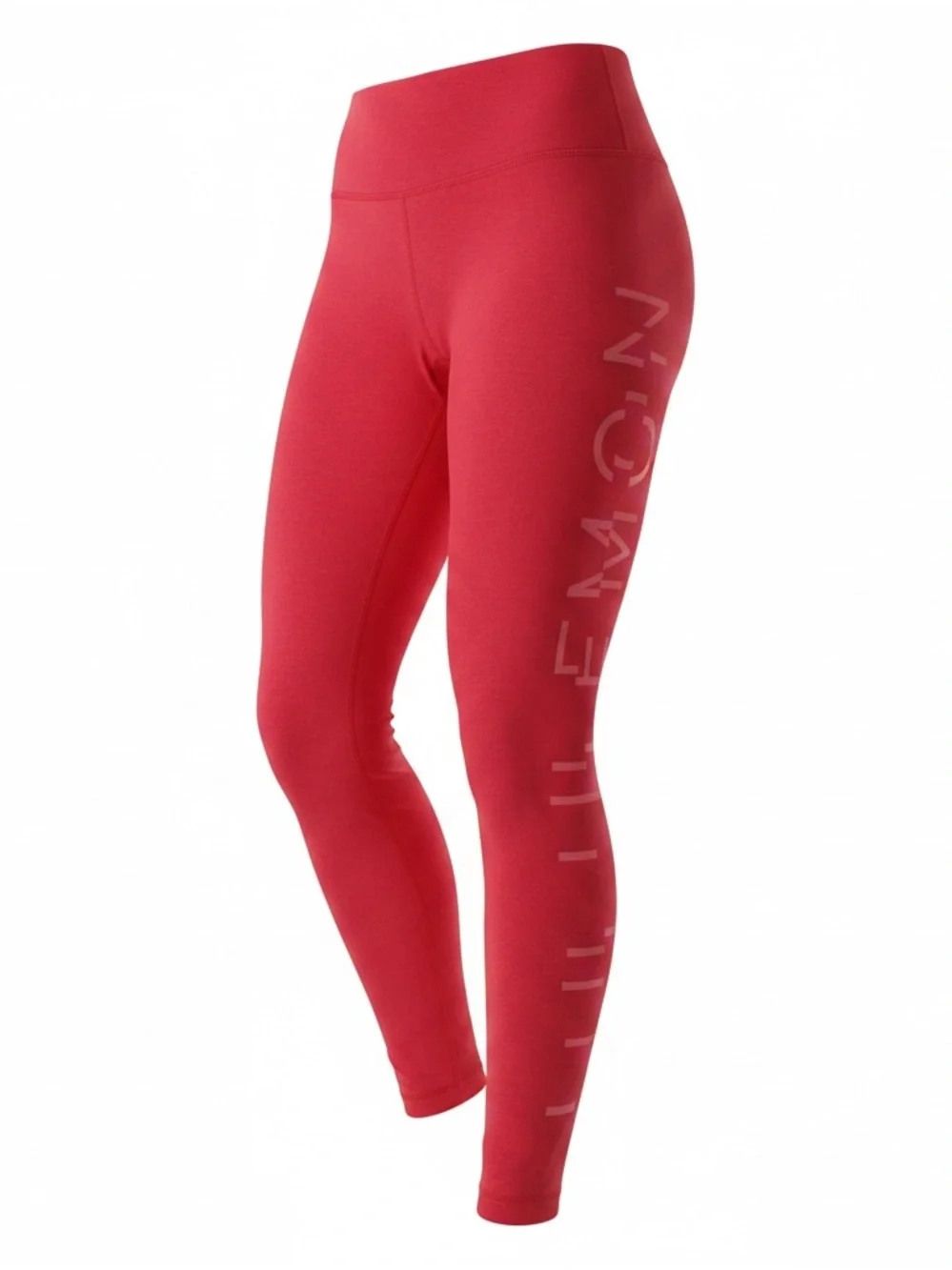 Lululemon Red High-Rise Leggings Size 4 Logo Leggings